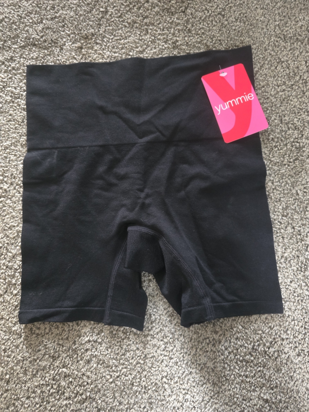 Yummie High-Waist Black Shaping Shorts